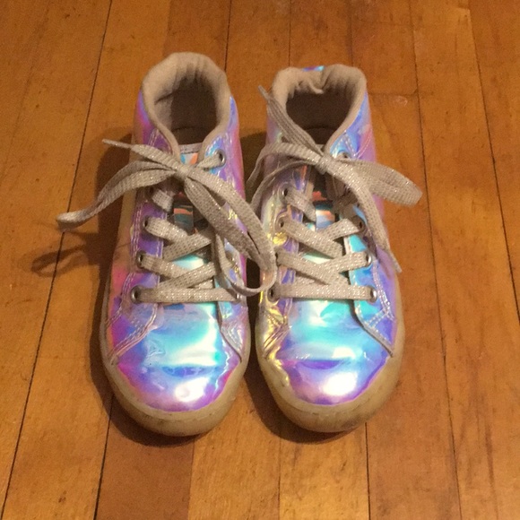 children's place holographic shoes